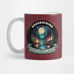 RV Boondocking Camping Is My Jam ~ Forest Mug